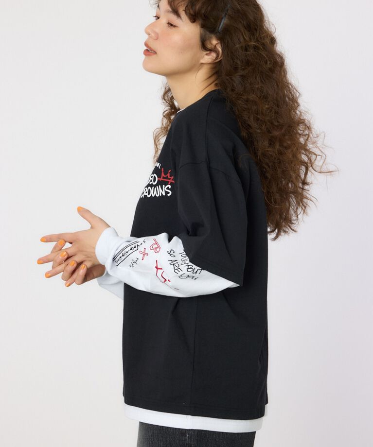 RODEO CROWNS「フェイクレイヤードロングスリーブTシャツ」|Tシャツ・カットソー|