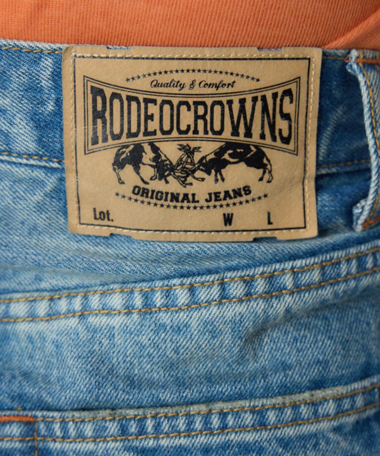 RODEO CROWNS「スリットデニムマキシスカート」|スカート|