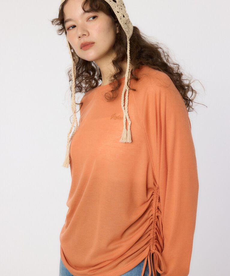 RODEO CROWNS「サイドシャーリングルーズトップス」|Tシャツ・カットソー|