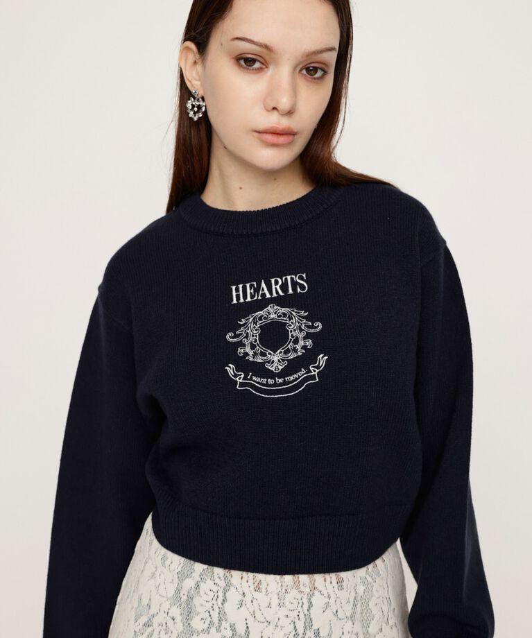 SLY「MOTIF LOGO KNIT トップス」|ニット・セーター|