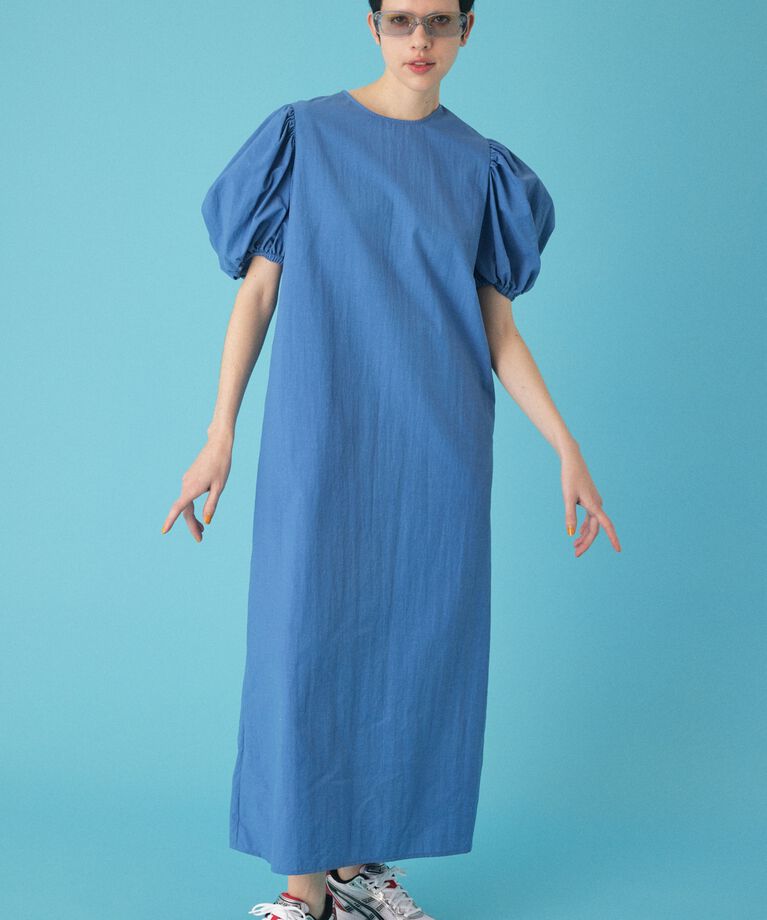 HeRIN.CYE「Balloon sleeve dress」|ワンピース|BLU