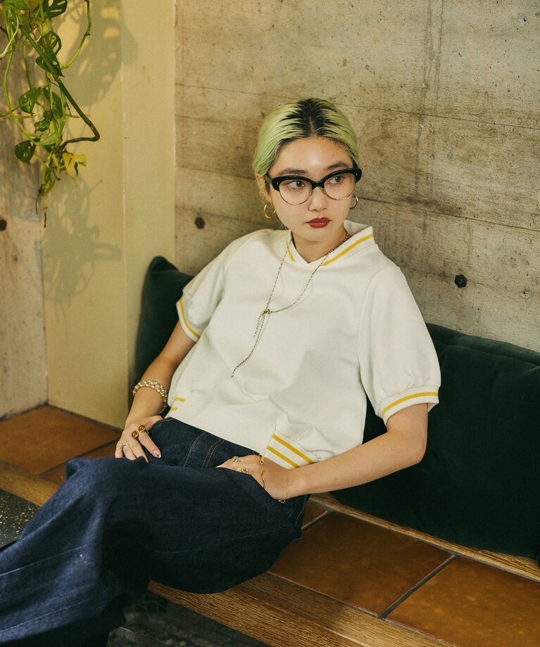 HeRIN.CYE「mio yanase / Ponte polo tops」|Tシャツ・カットソー|
