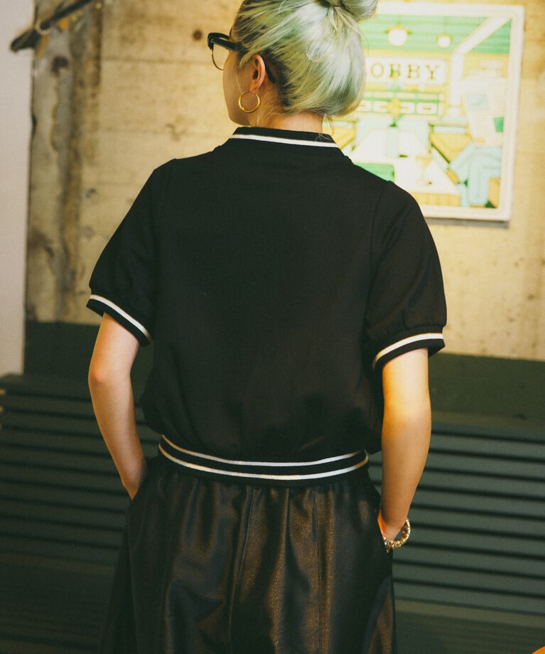 HeRIN.CYE「mio yanase / Ponte polo tops」|Tシャツ・カットソー|