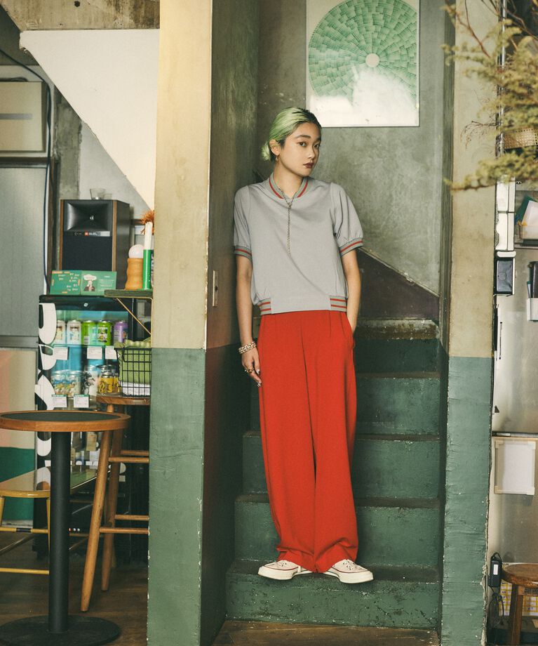 HeRIN.CYE「mio yanase / Ponte polo tops」|Tシャツ・カットソー|