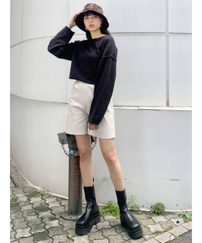 EMODA「トラペーズハイウエストパンツ」|その他|