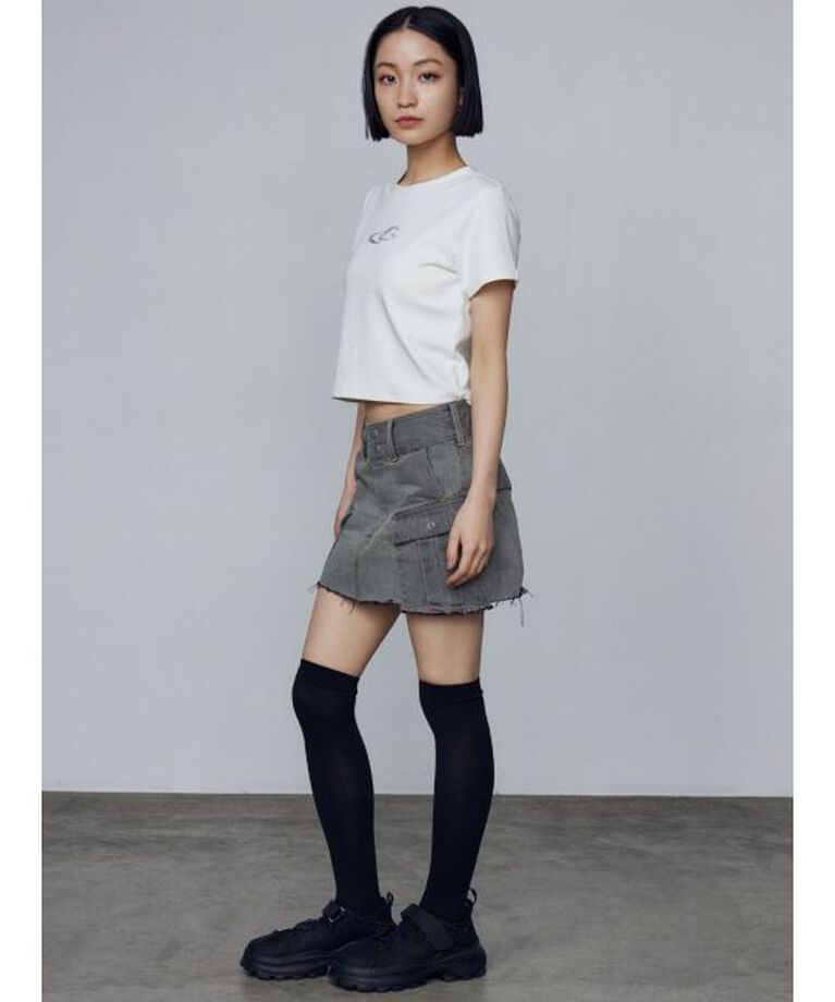 EMODA「ロゴグラデーションミニマルTシャツ」|Tシャツ・カットソー|