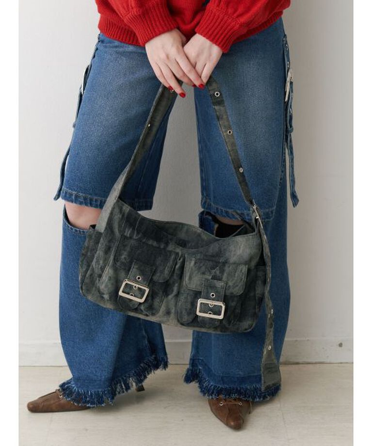 jouetie「デニムフラップメッセンジャーBAG」|その他|