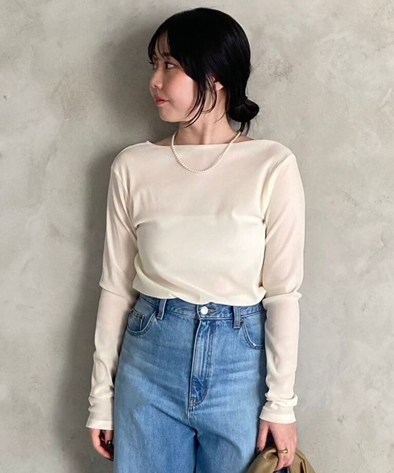 Mila Owen「フロッキーメッシュT」|Tシャツ・カットソー|IVR