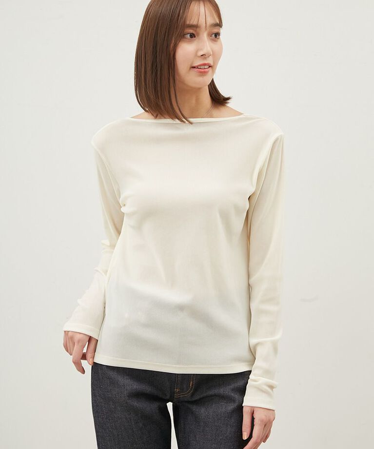 Mila Owen「フロッキーメッシュT」|Tシャツ・カットソー|