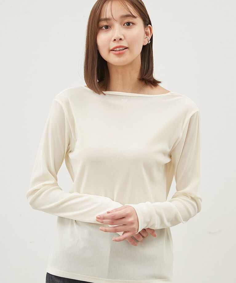 Mila Owen「フロッキーメッシュT」|Tシャツ・カットソー|