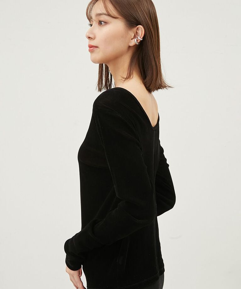 Mila Owen「フロッキーメッシュT」|Tシャツ・カットソー|