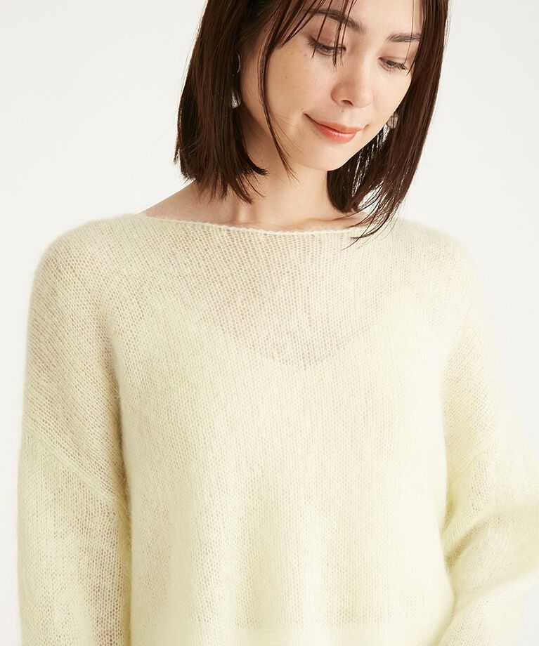 emmi atelier「モヘヤルーズニットトップス」|ニット・セーター|