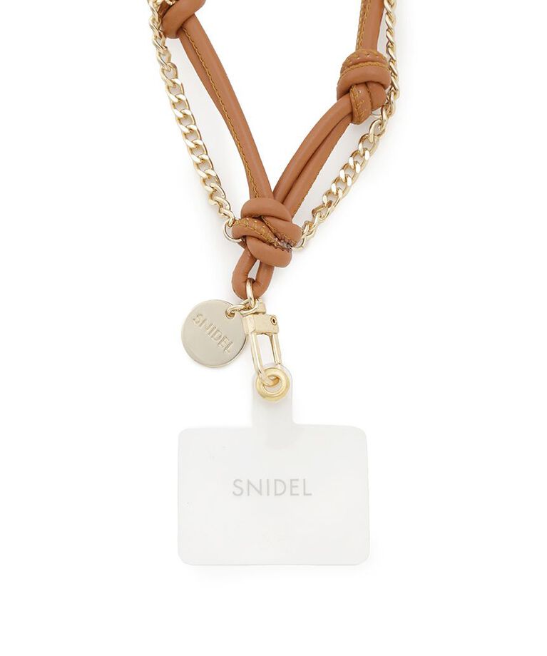 SNIDEL「ロープチェーンスマホストラップ」|その他|