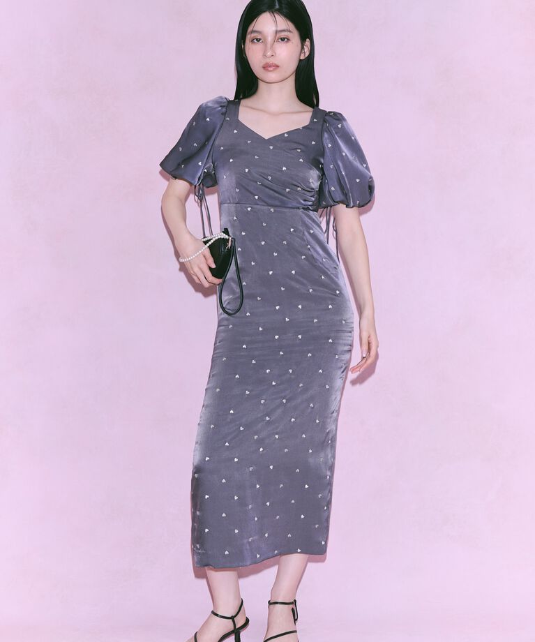 FRAY I.D「ハートエンブロイダリーワンピース」|ワンピース|GRY
