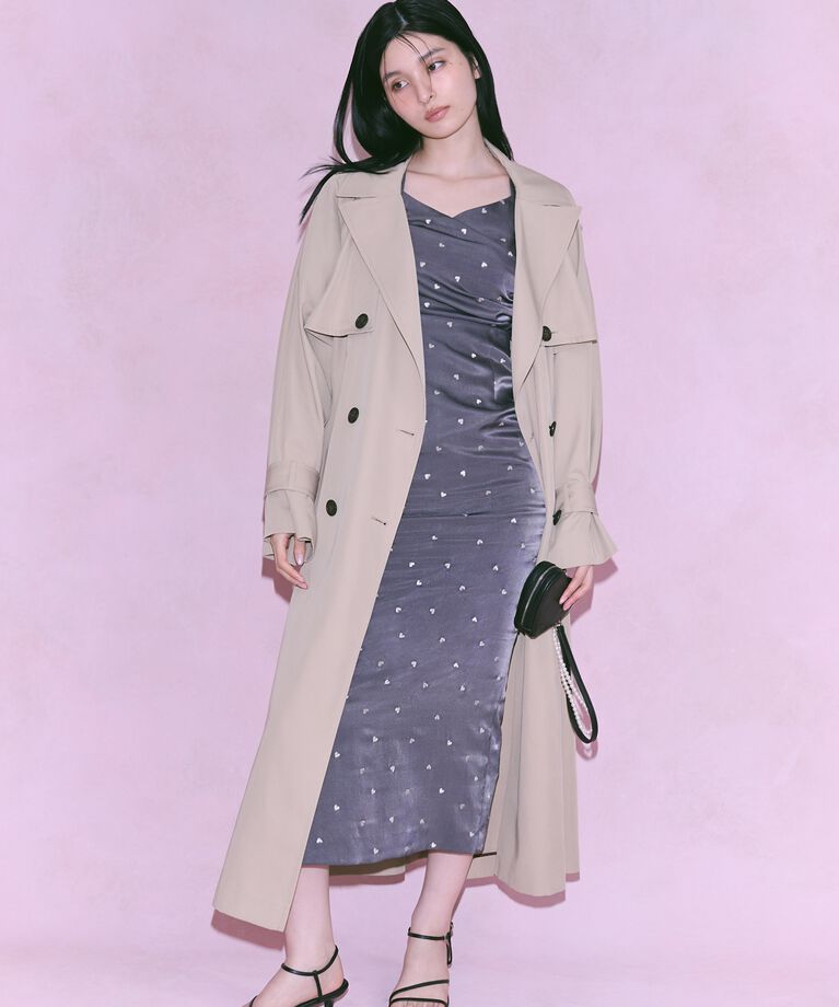 FRAY I.D「ハートエンブロイダリーワンピース」|ワンピース|