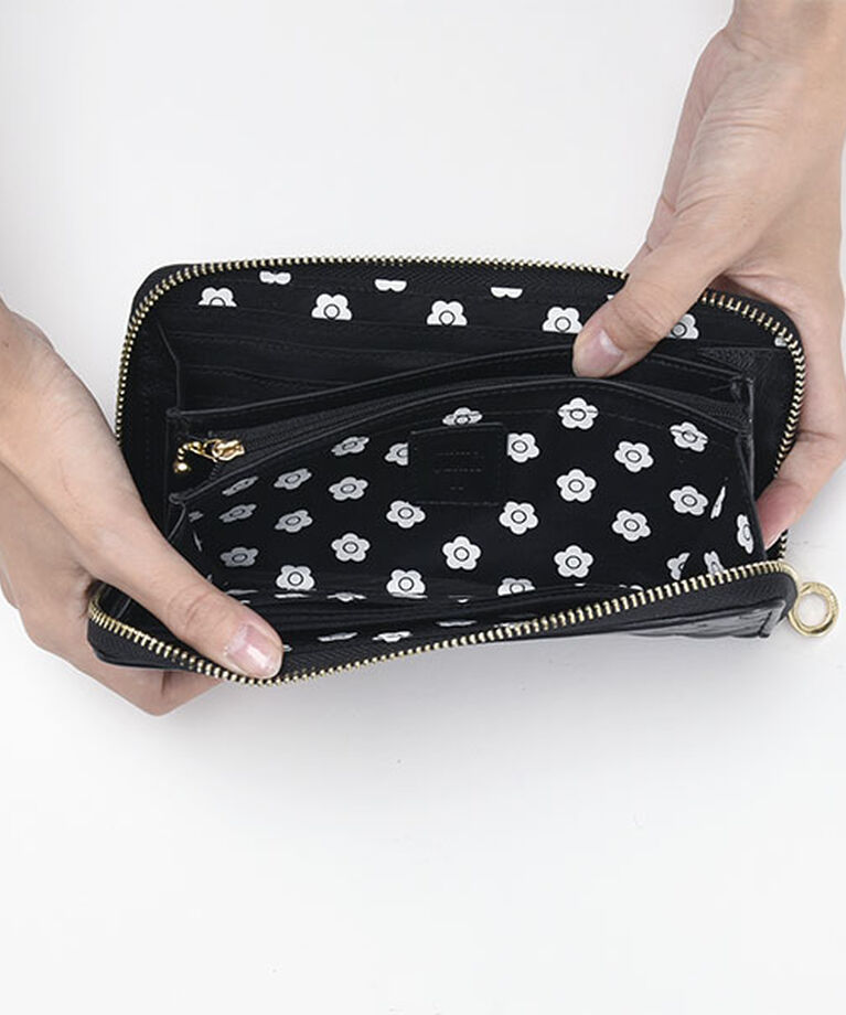 MARY QUANT「キルトフォームデイジー パース」|財布|