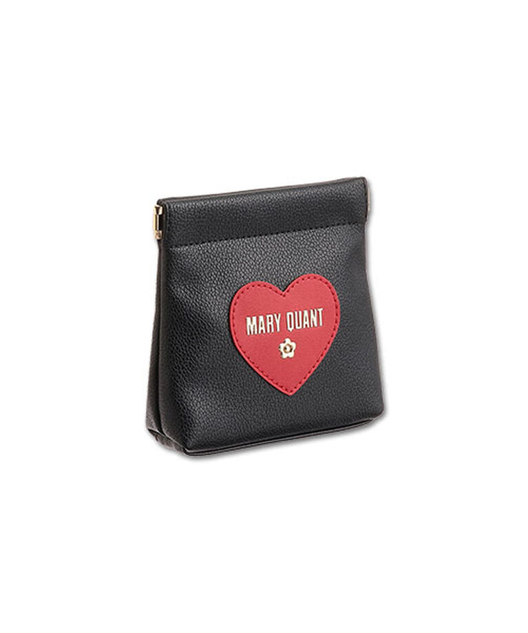 MARY QUANT「ロゴインザハート バネクチポーチ」|ポーチ|