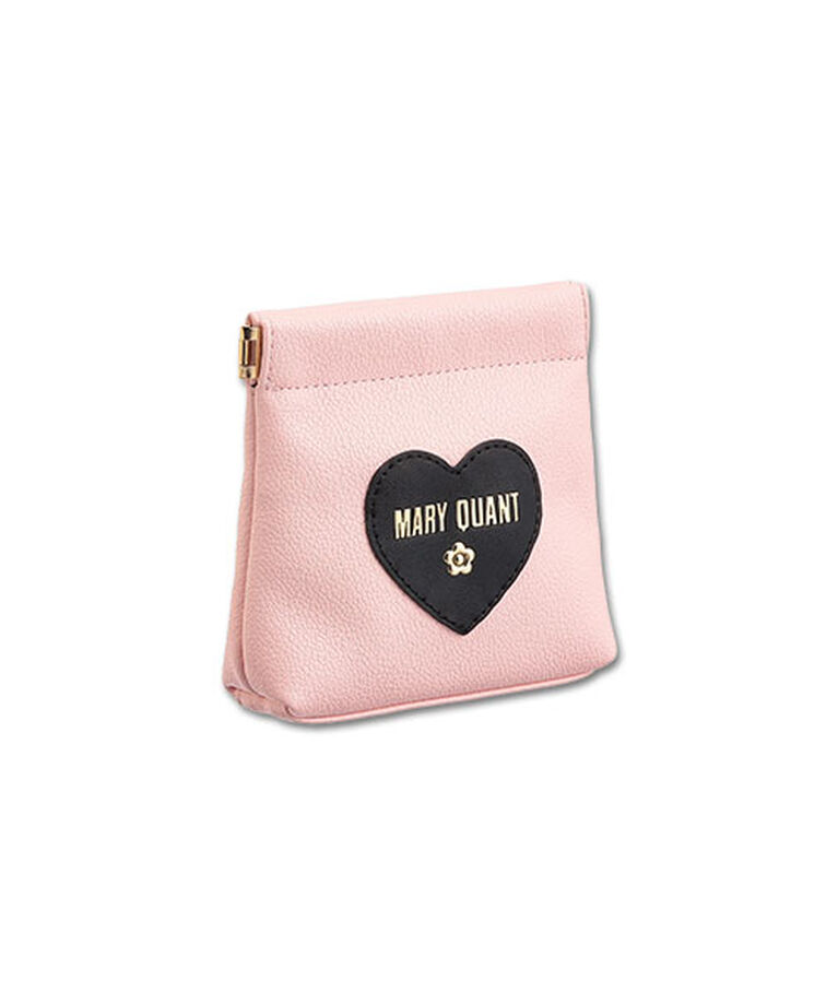 MARY QUANT「ロゴインザハート バネクチポーチ」|ポーチ|