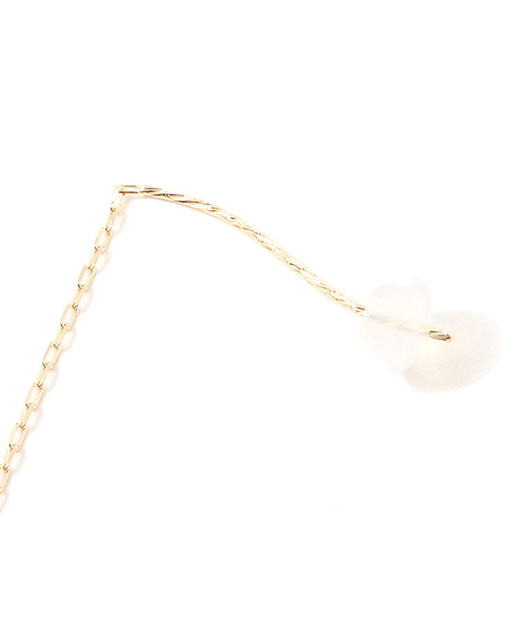 JUPITER「【CM着用】【K10】デザインチェーンピアス/ロングセラー」|ピアス|