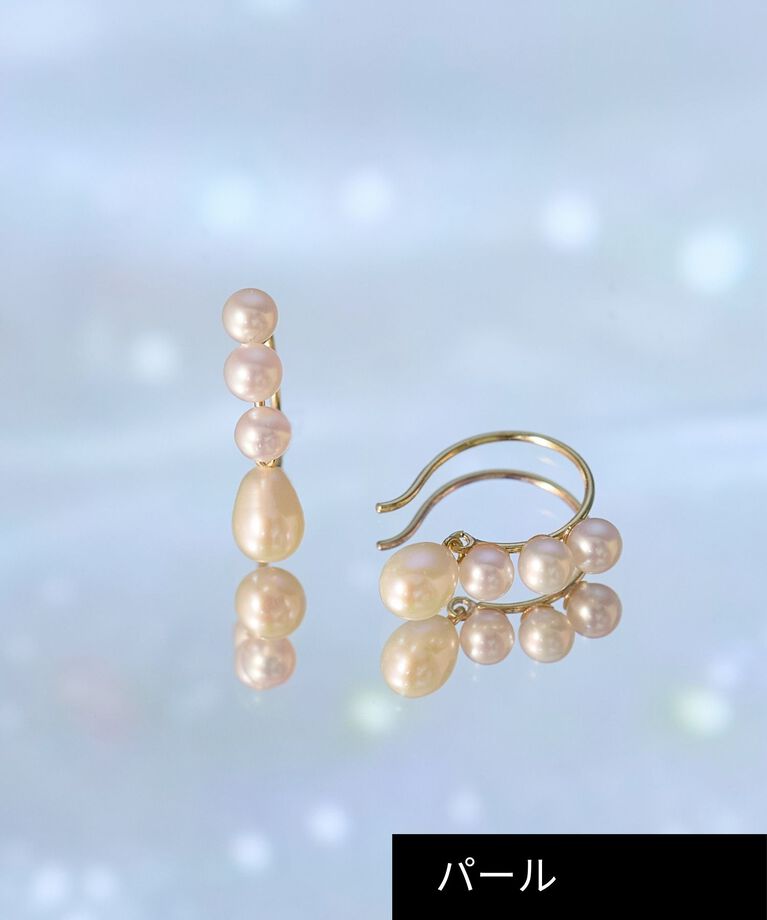 JUPITER「【K10】淡水パールピアス」|ピアス|