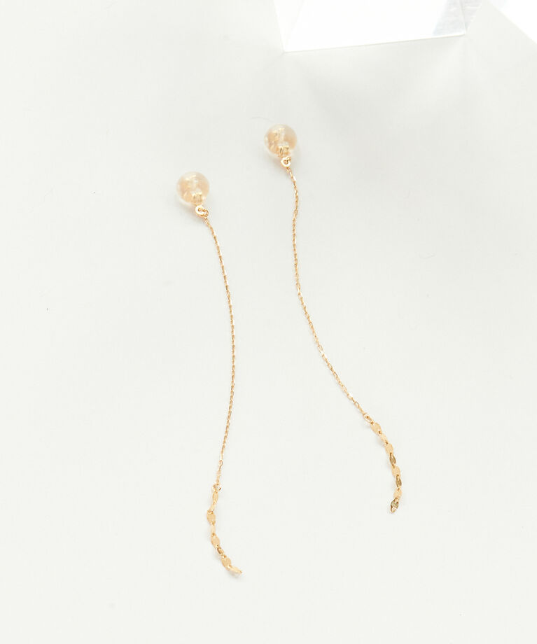 JUPITER「【K10】チェーンピアスキャッチ/6cm」|ピアス|ゴールド