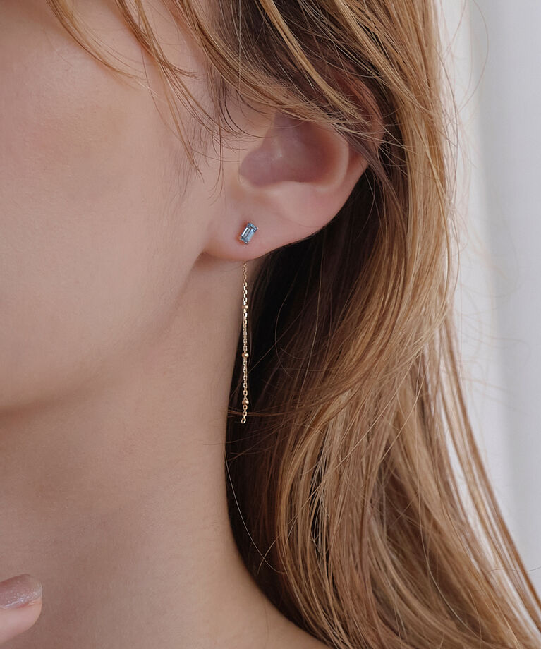 JUPITER「【K10】天然石カクテルプチピアス/ブルートパーズ」|ピアス|