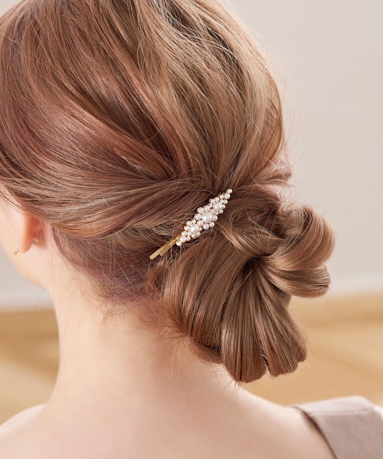 Phoebe「グレースパールヘアピン」|その他|ホワイト