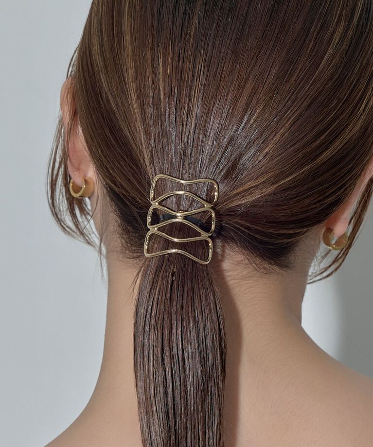 Phoebe「カームメタルポニーフックヘアカフ」|その他|ゴールド