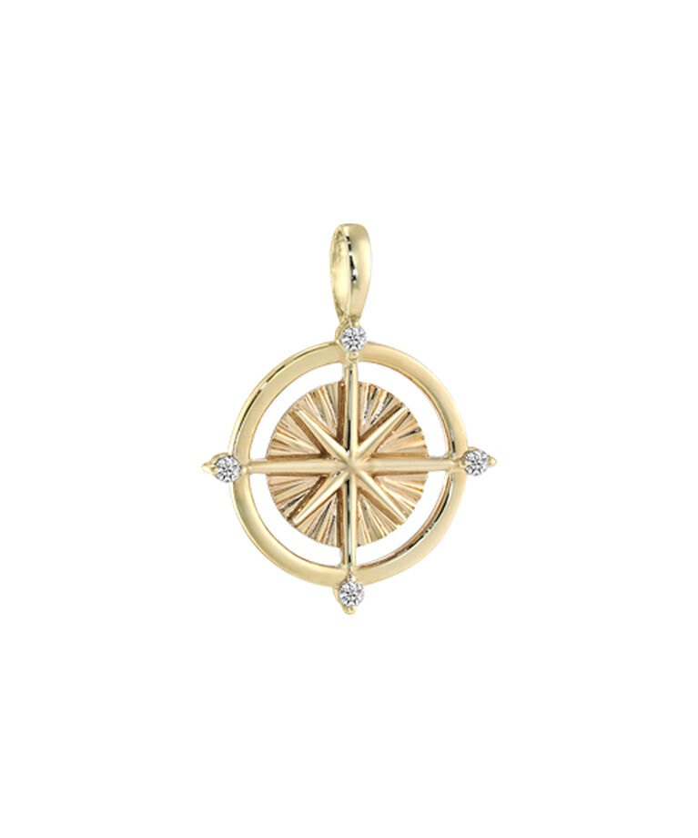 STAR JEWELRY「STAR CHARMS（COMPASS）」|ネックレス|イエローゴールド