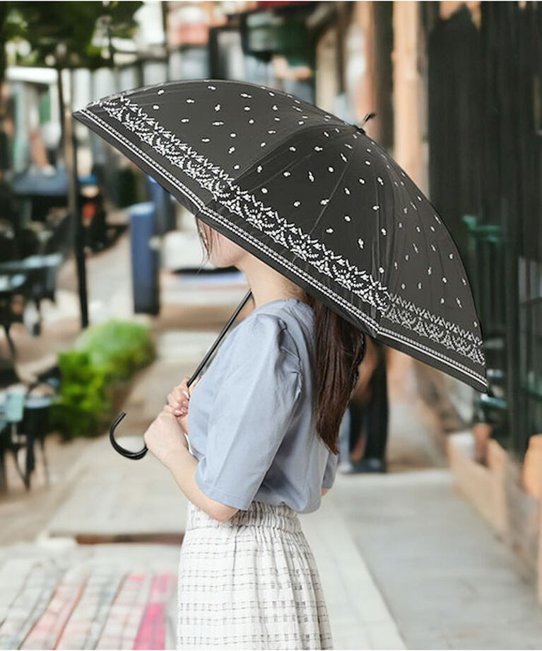 BACKYARD FAMILY「晴雨兼用傘 50cm 長傘 レディース 通販 雨傘 日傘 傘 かさ カサ 婦人傘 晴雨兼用 柄」|傘|