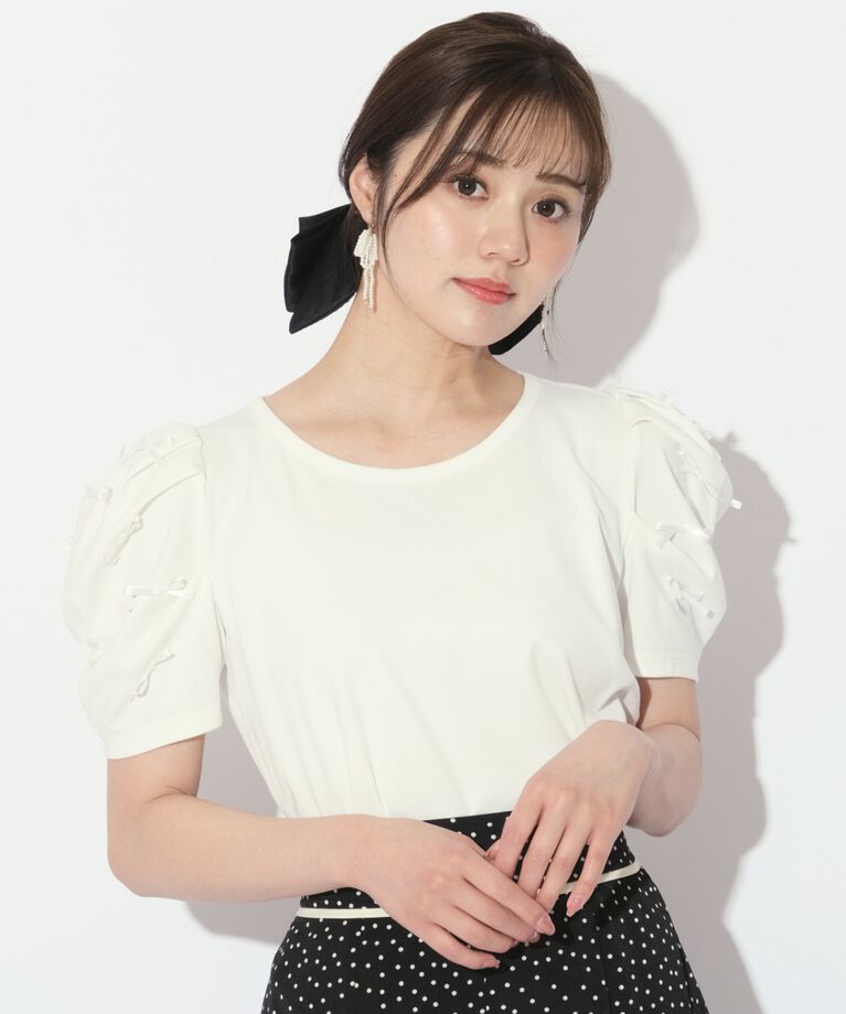 WILLSELECTION「メニーリボントップス」|Tシャツ・カットソー|オフ