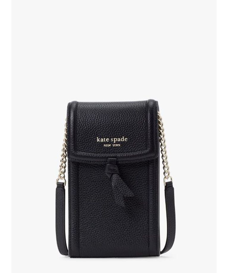 kate spade new york「ノット ノース サウス フォン クロスボディ」|モバイルケース|BLACK