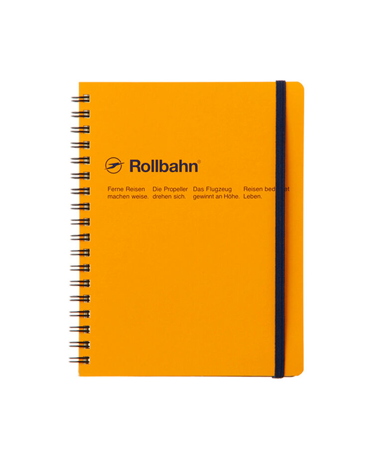 Rollbahn「ロルバーンポケット付メモL」|ステーショナリー|イエロー