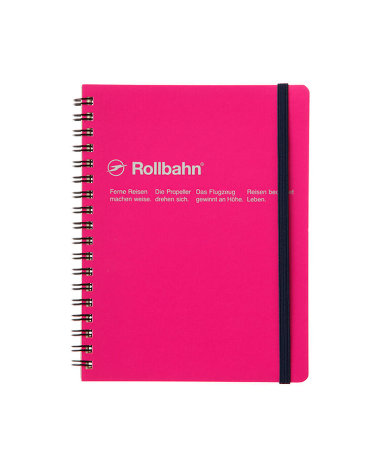 Rollbahn「ロルバーンポケット付メモL」|ステーショナリー|ローズ
