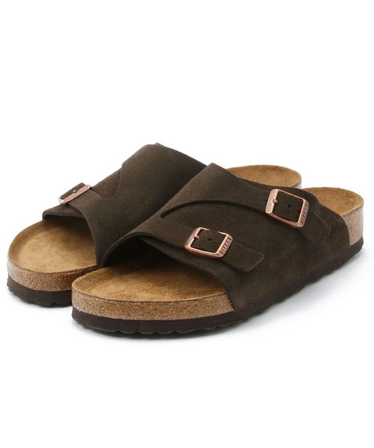 BIRKENSTOCK「【ビルケンシュトック】チューリッヒ ソフトフットベッド/モカ/サンダル メンズ レディース」|サンダル|モカ