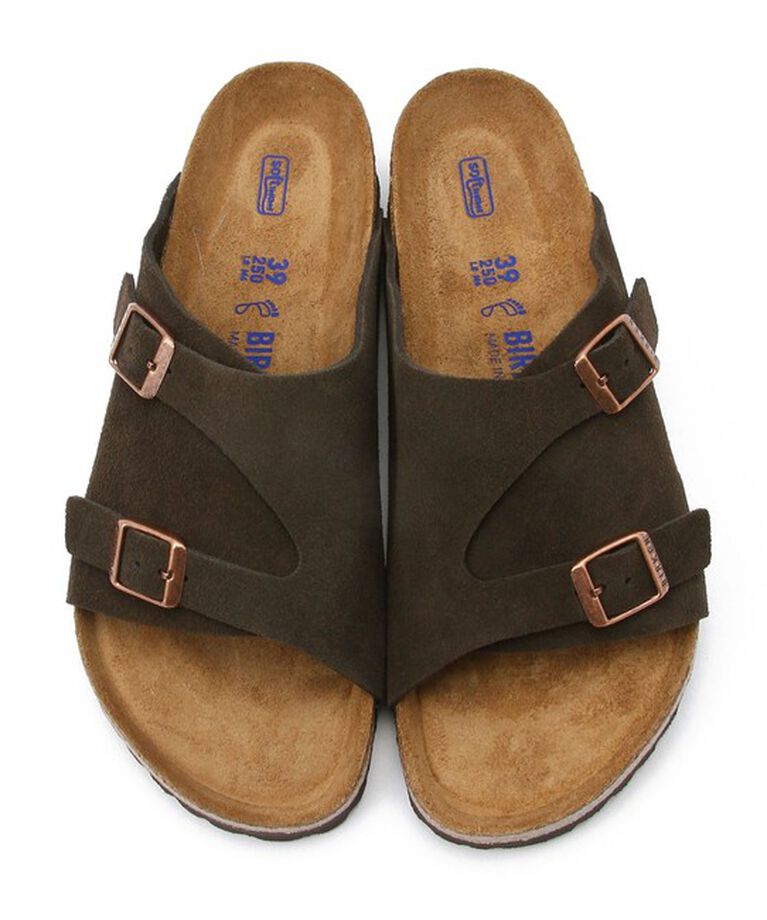 BIRKENSTOCK「【ビルケンシュトック】チューリッヒ ソフトフットベッド/モカ/サンダル メンズ レディース」|サンダル|