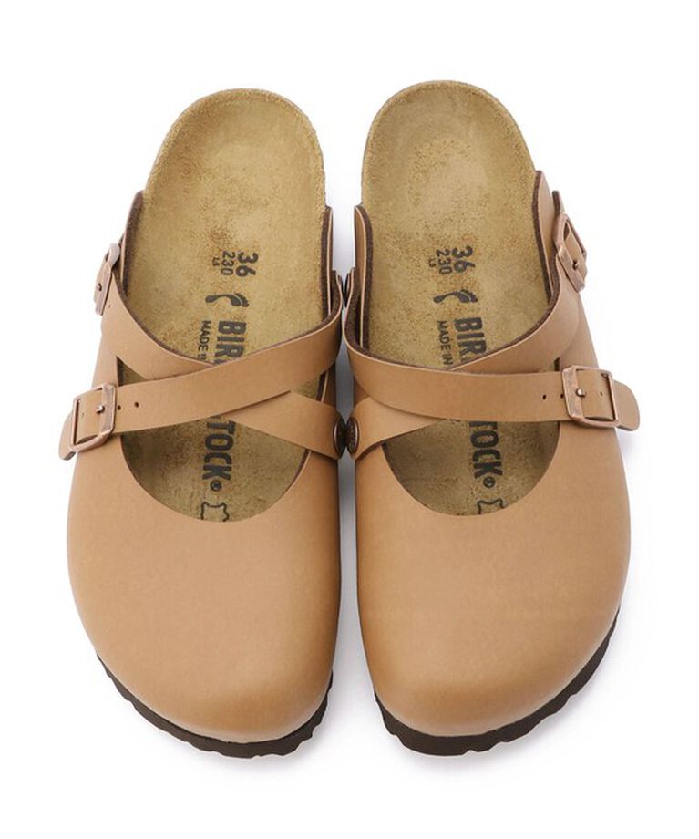 BIRKENSTOCK「【ビルケンシュトック】ローリー/ライトブラウン ビルコフロー/クロッグ レディース/ROWLEY」|サンダル|