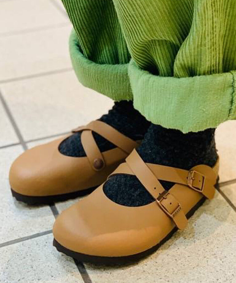 BIRKENSTOCK「【ビルケンシュトック】ローリー/ライトブラウン ビルコフロー/クロッグ レディース/ROWLEY」|サンダル|