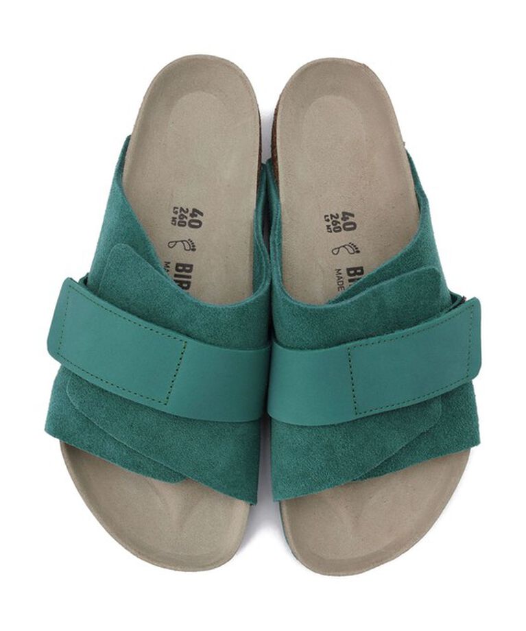 BIRKENSTOCK「【ビルケンシュトック】キョウト/ダークティール スエード/サンダル メンズ /KYOTO」|サンダル|