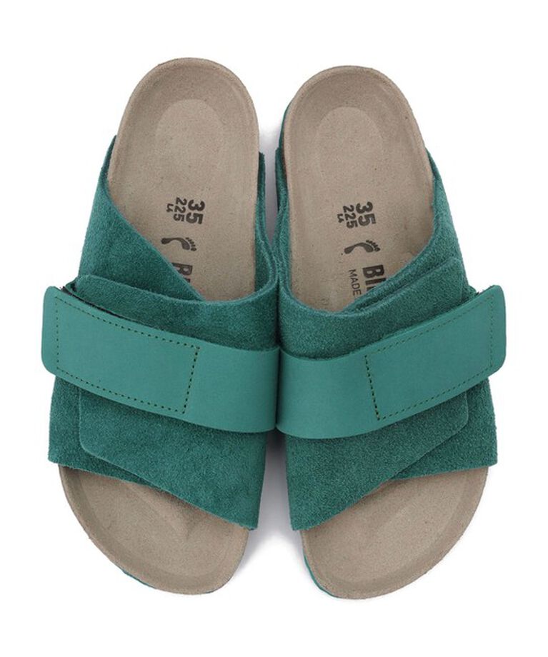 BIRKENSTOCK「【ビルケンシュトック】キョウト/ダークティール スエードレザー/サンダル レディース/KYOTO」|サンダル|