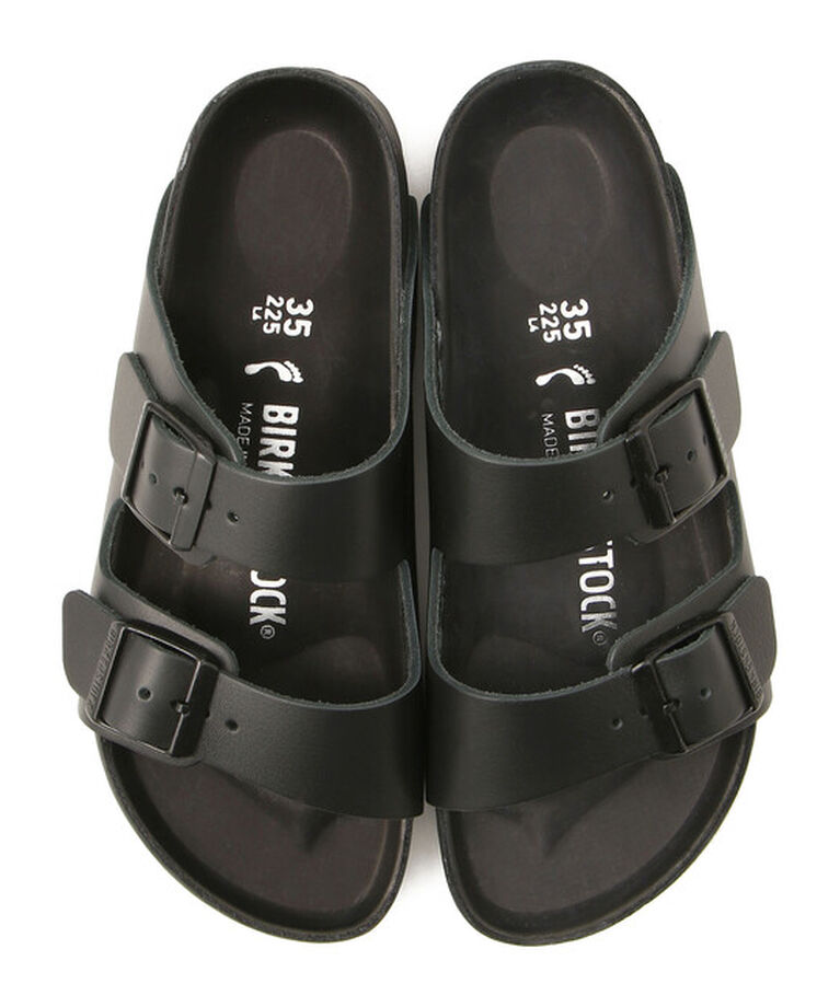 BIRKENSTOCK「【ビルケンシュトック】アリゾナ エクスクィジット/ブラック ナチュラルレザー/サンダル レディース」|サンダル|