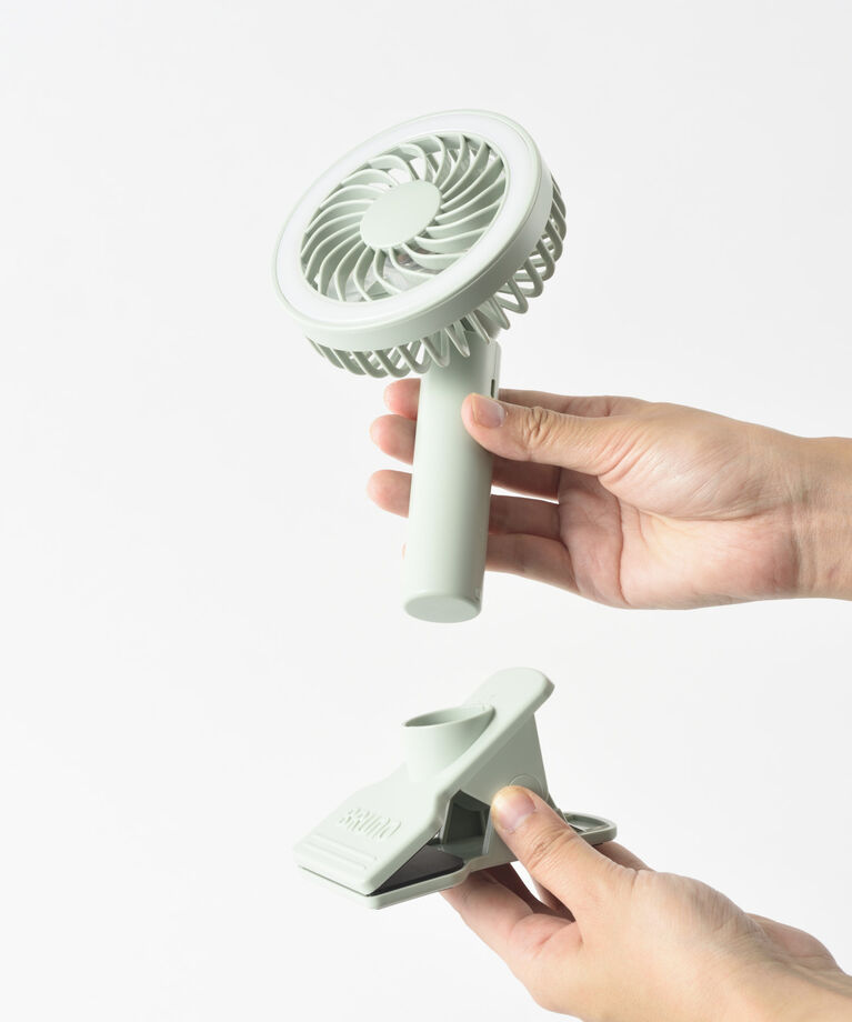 BRUNO「ポータブルクリップライトファン」|電化製品|