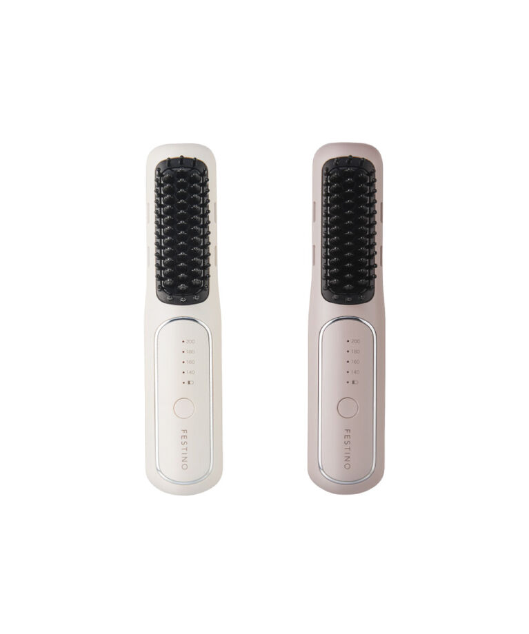 FESTINO「フェスティノ 充電式 スタイリング ヒーターブラシ」|ヘアスタイリング|