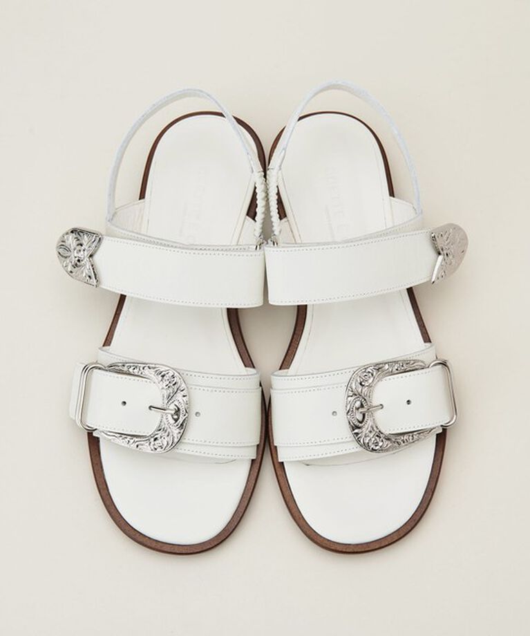 ODETTE E ODILE「ウェスタンベルト サンダル20↑」|サンダル|OFF WHITE