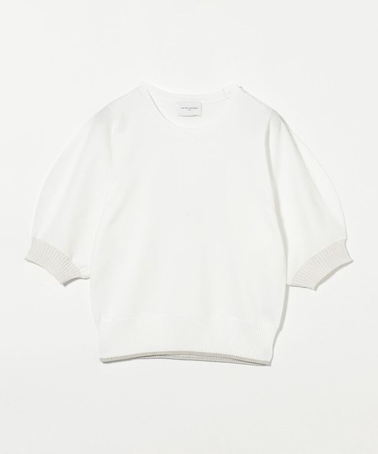 UNITED ARROWS「ラメ パフスリーブ ニット」|ニット・セーター|