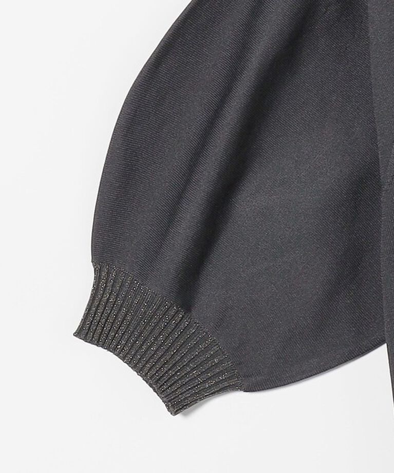 UNITED ARROWS「ラメ パフスリーブ ニット」|ニット・セーター|
