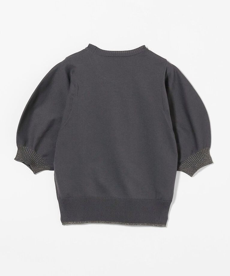 UNITED ARROWS「ラメ パフスリーブ ニット」|ニット・セーター|