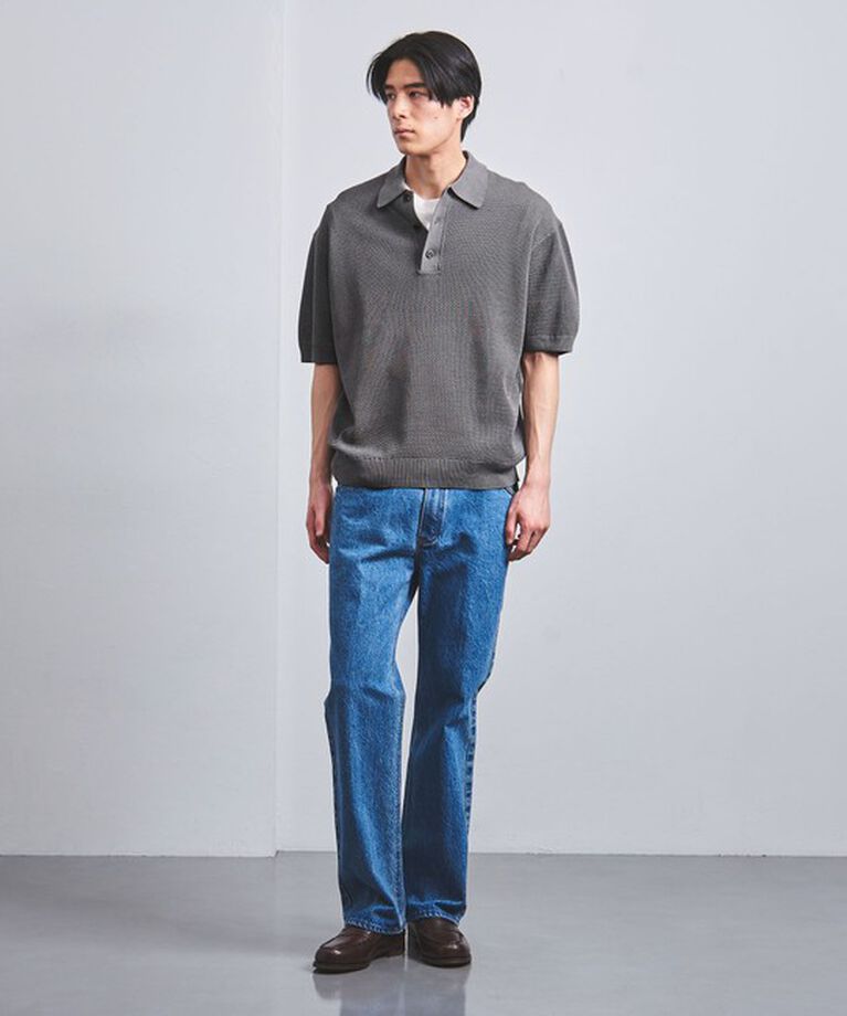 UNITED ARROWS「バーズアイ ニット ポロシャツ」|ポロシャツ|