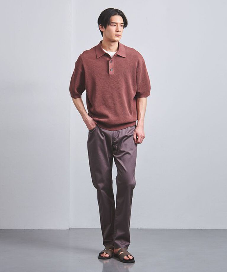 UNITED ARROWS「バーズアイ ニット ポロシャツ」|ポロシャツ|