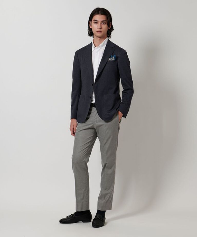 UNITED ARROWS「ハウンドトゥース ジャージ シングル 2ボタン  テーラードジャケット」|テーラードジャケット|